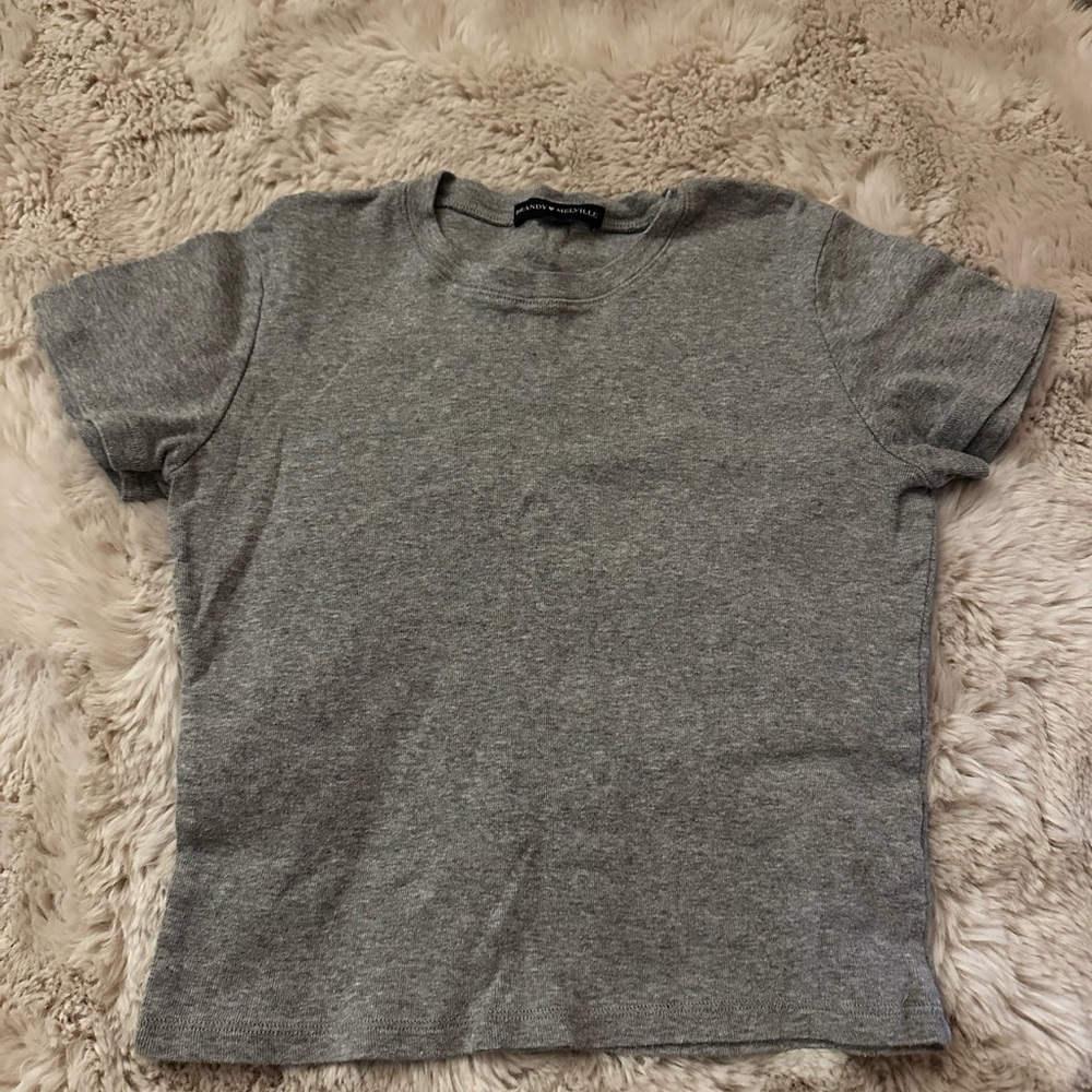 Gray Brandy Melville T-Shirt